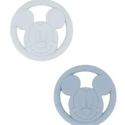 Cudlie Mickey & Minnie|Rattles & Teethers*- 2Pk Disney Silicone Teether Toy Set for Infants