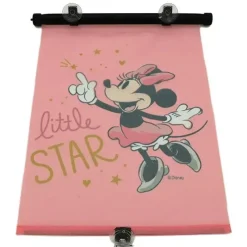 Cudlie Car Window Shades|Mickey & Minnie*- 2Pk Minnie Rolling Sunshade Little Star
