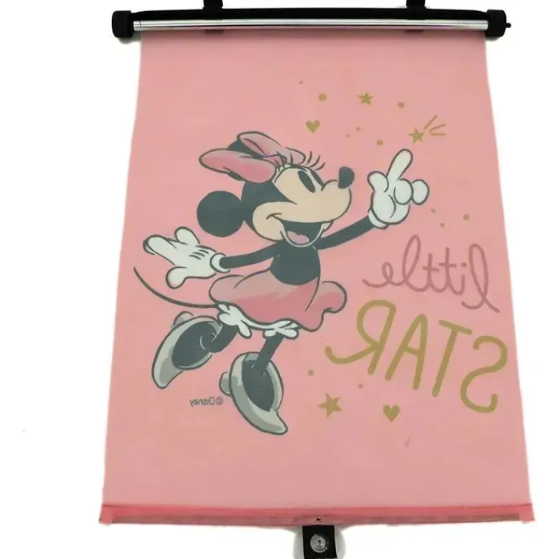 Cudlie Car Window Shades|Mickey & Minnie*- 2Pk Minnie Rolling Sunshade Little Star