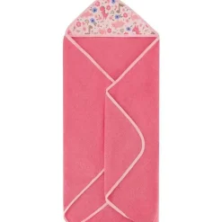 Cudlie Baby Bath Towels*- 3Pk Rolled/Carded Hooded Towel, Hello Floral