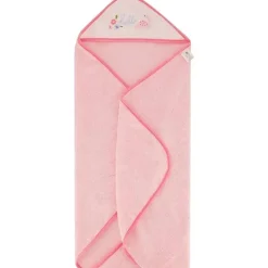 Cudlie Baby Bath Towels*- 3Pk Rolled/Carded Hooded Towel, Hello Floral