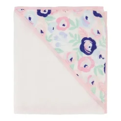 Cudlie Baby Bath Towels*- 3Pk Rolled/Carded Hooded Towel, Fresh Floral
