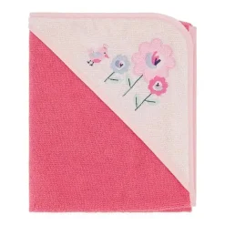Cudlie Baby Bath Towels*- 3Pk Rolled/Carded Hooded Towel, Fresh Floral