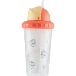 Cudlie Straw, Sippy & Training Cups|Dishes, Utensils & Food Containers*- Winnie The Pooh 2 Pk Straw, Sippers-Bees
