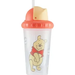 Cudlie Straw, Sippy & Training Cups|Dishes, Utensils & Food Containers*- Winnie The Pooh 2 Pk Straw, Sippers-Bees