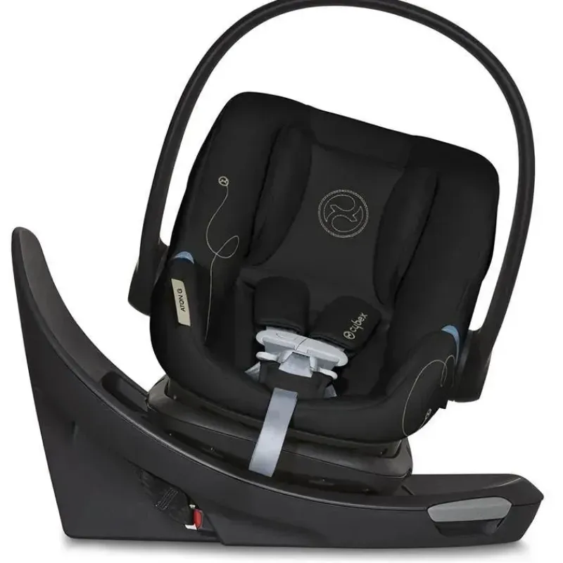 Cybex Infant Car Seats*- Aton G Swivel Infant Car Seat Sensorsafe , Moon Black