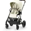 Cybex Single Strollers*- Balios S Lux 2 Stroller, Taupe Frame/Seashell Beige