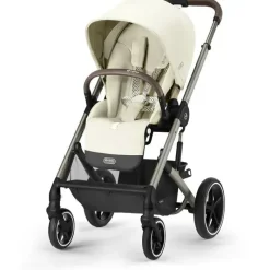 Cybex Single Strollers*- Balios S Lux 2 Stroller, Taupe Frame/Seashell Beige