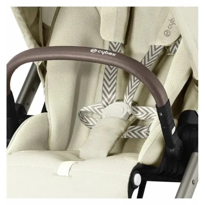 Cybex Single Strollers*- Balios S Lux 2 Stroller, Taupe Frame/Seashell Beige