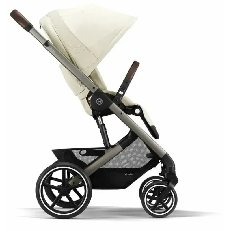 Cybex Single Strollers*- Balios S Lux 2 Stroller, Taupe Frame/Seashell Beige