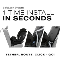 Cybex Convertible Car Seats|Cool Baby Products*- Callisto G 360° Rotating All-in-One Convertible Car Seat, Moon Black