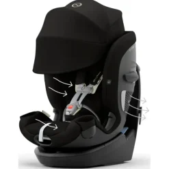 Cybex Convertible Car Seats|Cool Baby Products*- Callisto G 360° Rotating All-in-One Convertible Car Seat, Moon Black