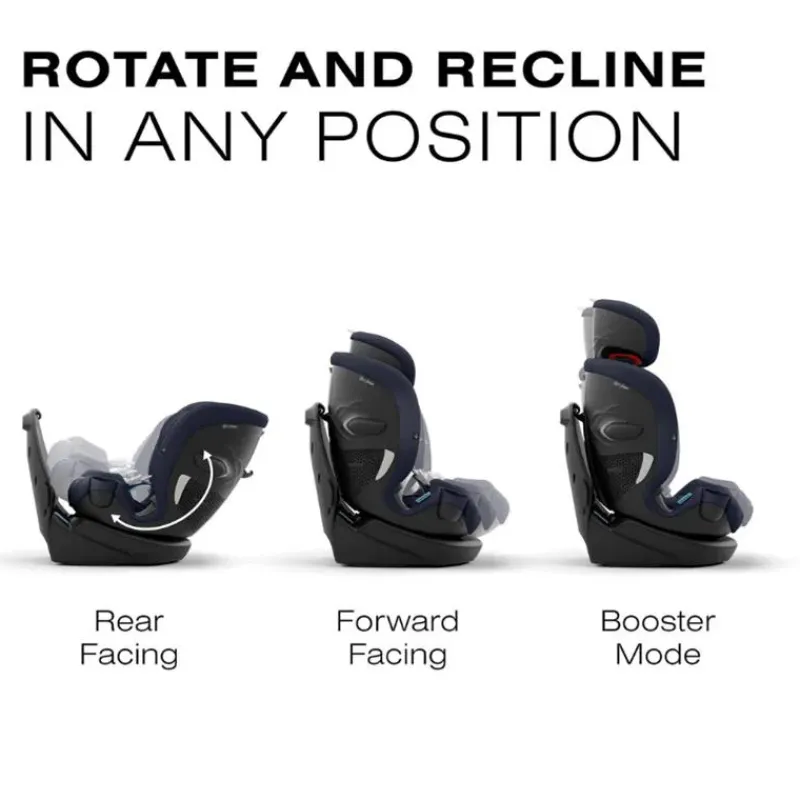 Cybex Convertible Car Seats*- Callisto G 360° Rotating All-in-One Convertible Car Seat, Ocean Blue