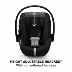 Cybex Infant Car Seats*- Cloud G Lux SensorSafe Comfort Extend Infant Car Seat, Moon Black