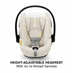 Cybex Infant Car Seats*- Cloud G Lux SensorSafe Comfort Extend Infant Car Seat, Seashell Beige