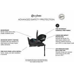 Cybex Infant Car Seats*- Cloud T Infant Car Seatsensorsafe, Sepia Black