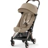 Cybex Lightweight Strollers*- Coya Compact Stroller, Rose Gold/Cozy Beige