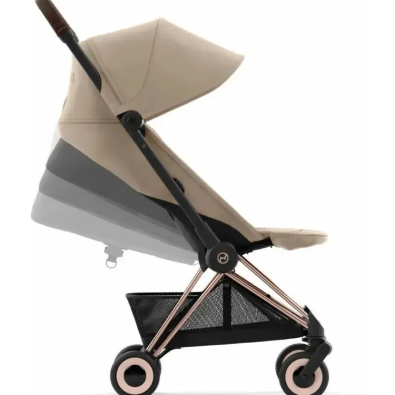 Cybex Lightweight Strollers*- Coya Compact Stroller, Rose Gold/Cozy Beige