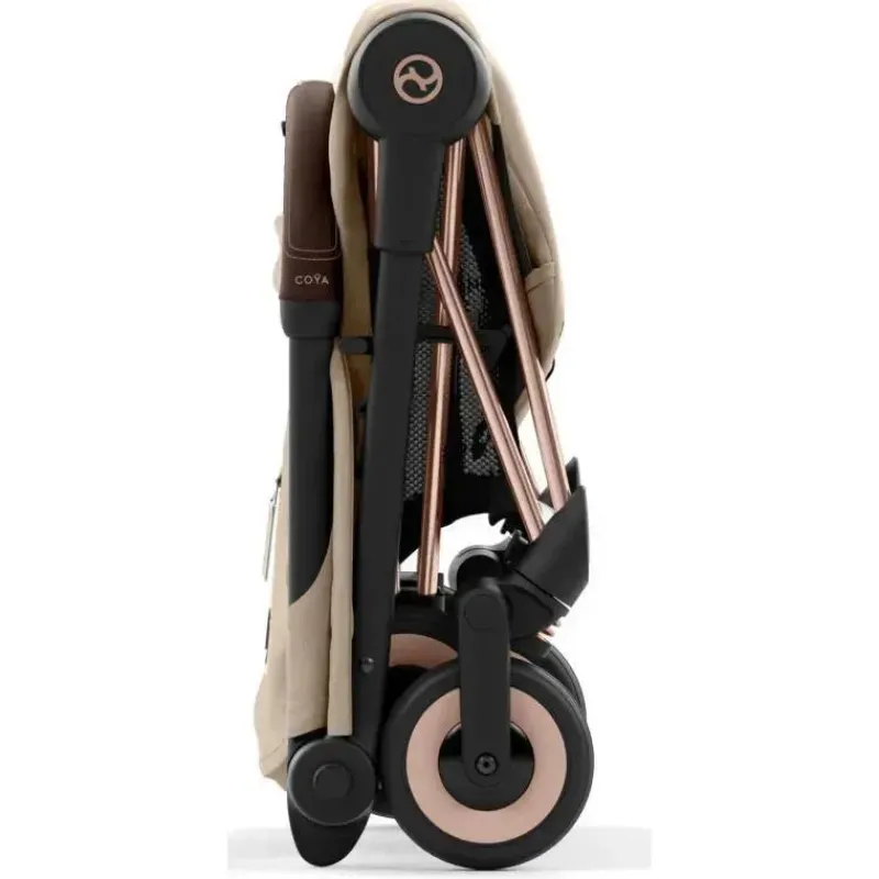 Cybex Lightweight Strollers*- Coya Compact Stroller, Rose Gold/Cozy Beige