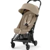 Cybex Lightweight Strollers*- Coya Compact Stroller, Matte Black/Cozy Beige