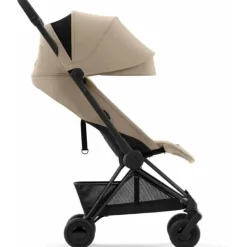 Cybex Lightweight Strollers*- Coya Compact Stroller, Matte Black/Cozy Beige