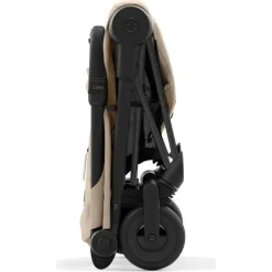Cybex Lightweight Strollers*- Coya Compact Stroller, Matte Black/Cozy Beige