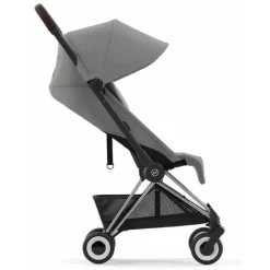 Cybex Lightweight Strollers*- Coya Compact Stroller, Chrome/Dark Brown/Mirage Grey