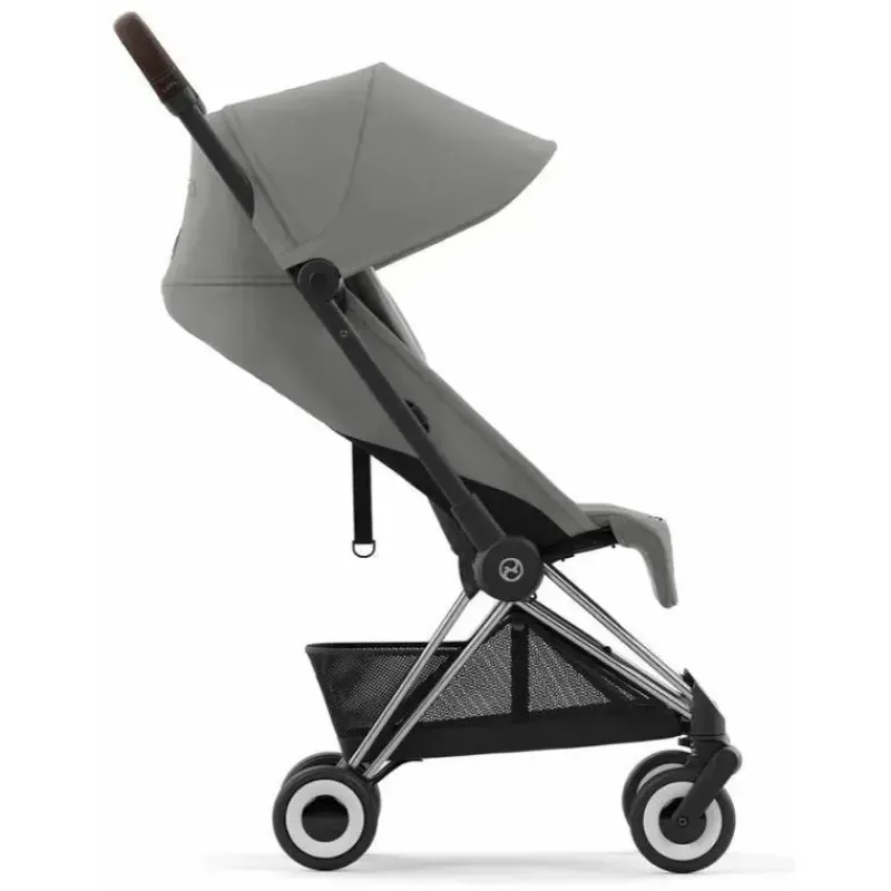 Cybex Lightweight Strollers*- Coya Compact Stroller, Chrome/Dark Brown/Mirage Grey