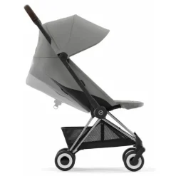 Cybex Lightweight Strollers*- Coya Compact Stroller, Chrome/Dark Brown/Mirage Grey