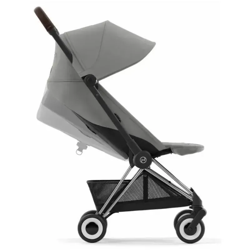 Cybex Lightweight Strollers*- Coya Compact Stroller, Chrome/Dark Brown/Mirage Grey