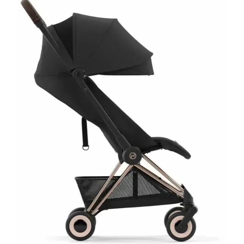 Cybex Lightweight Strollers*- Coya Compact Stroller, Rose Gold/Sepia Black