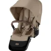 Cybex Add-On Seats & Boards*- Egazelle S Second Seat, Almond Beige With Taupe Frame