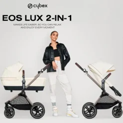 Cybex Single Strollers*- EOS Lux 2-in-1 Stroller, Lava Grey
