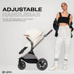 Cybex Single Strollers*- EOS Lux 2-in-1 Stroller, Lava Grey