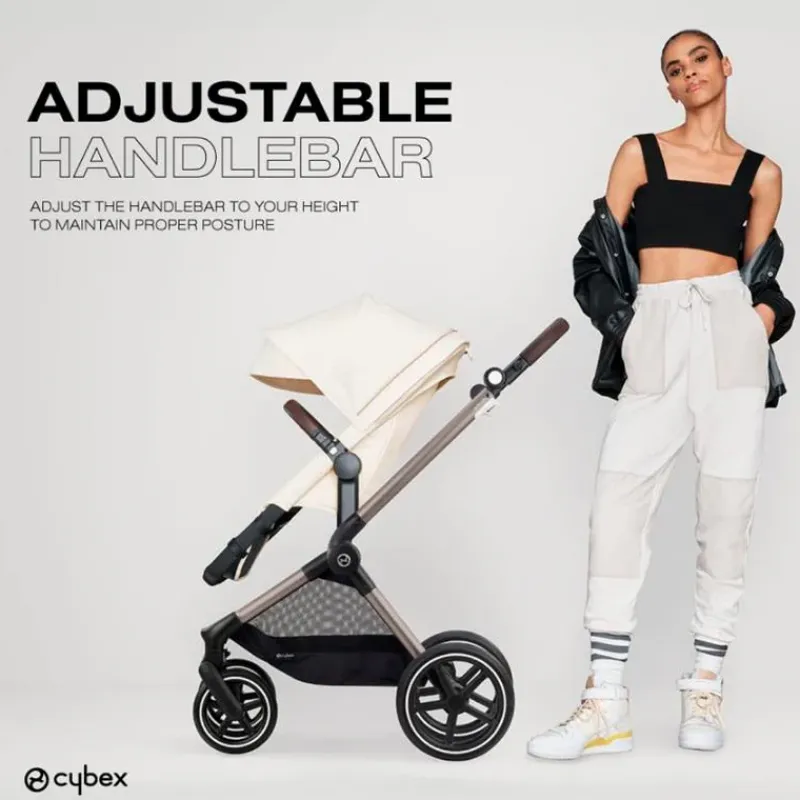 Cybex Single Strollers*- EOS Lux 2-in-1 Stroller, Lava Grey