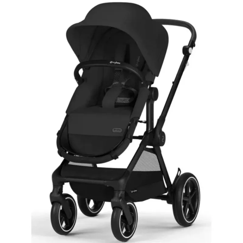 Cybex Single Strollers*- Eos Lux 2-In-1 Stroller, Moon Black