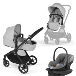 Cybex Travel Systems*- EOS Stroller + Aton G Infant Car Seat, Lava Grey