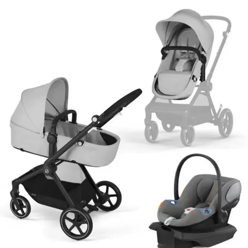 Cybex Travel Systems*- EOS Stroller + Aton G Infant Car Seat, Lava Grey