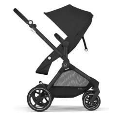 Cybex Travel Systems*- Eos Stroller Black Frame & Aton G, Moon Black