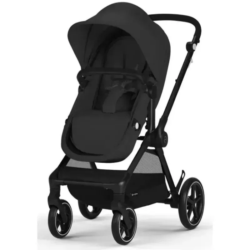 Cybex Travel Systems*- Eos Stroller Black Frame & Aton G, Moon Black