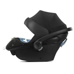 Cybex Travel Systems*- EOS Travel System, Stroller + Aton G Infant Car Seat Moon Black (Silver Frame)