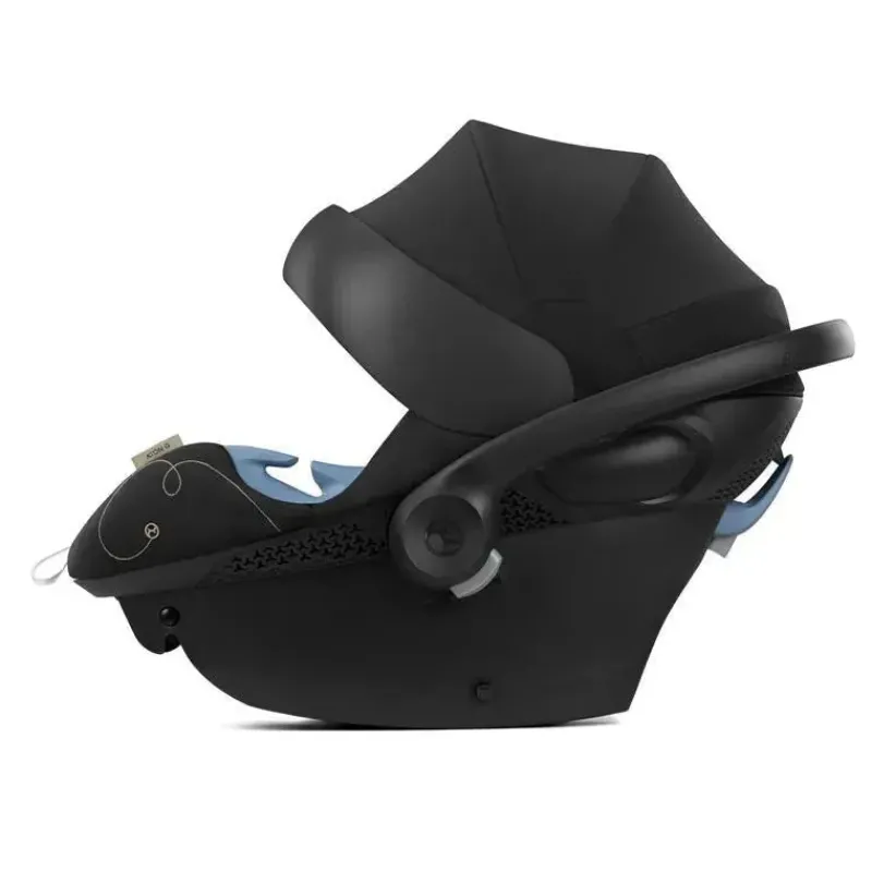 Cybex Travel Systems*- EOS Travel System, Stroller + Aton G Infant Car Seat Moon Black (Silver Frame)