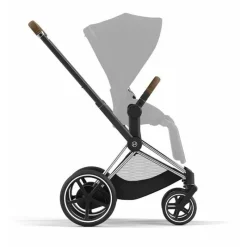 Cybex Top Strollers|Stroller Frames*- EPriam 2 Stroller Frame, Chrome/Brown