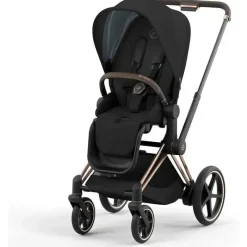 Cybex Cool Baby Products|Single Strollers*- EPriam 2 Stroller Rose Gold/Brown/Deep Black