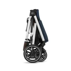 Cybex Double Strollers*- Gazelle S 2 Double Stroller Bundle, Ocean Blue/Silver Frame