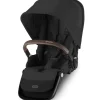 Cybex Add-On Seats & Boards*- Gazelle S 2 Second Seat, Moon Black With Silver Frame