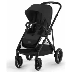 Cybex Single To Double Strollers*- Gazelle S 2 Single-to-Double Stroller, Black Frame/Moon Black