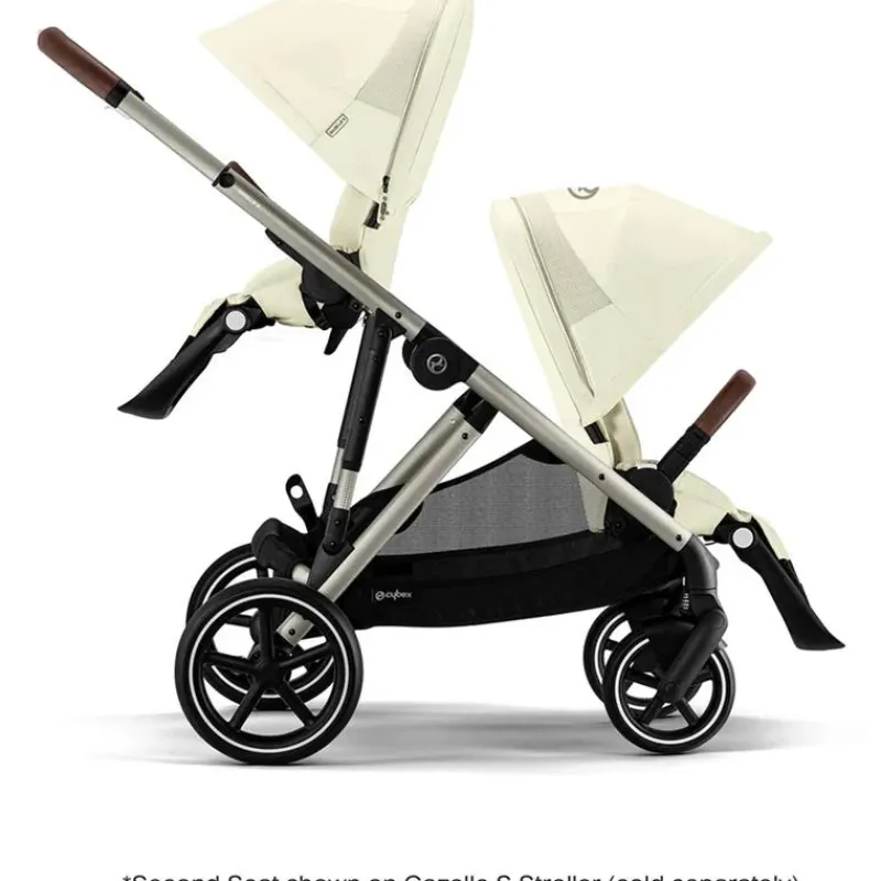 Cybex Add-On Seats & Boards*- Gazelle S Second Seat, Seashell Beige