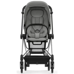 Cybex Single Strollers*- Mios 3, Chrome/Black Frame + Mirage Grey Seat Pack