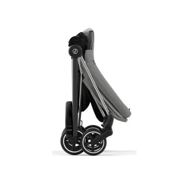 Cybex Single Strollers*- Mios 3, Chrome/Black Frame + Mirage Grey Seat Pack
